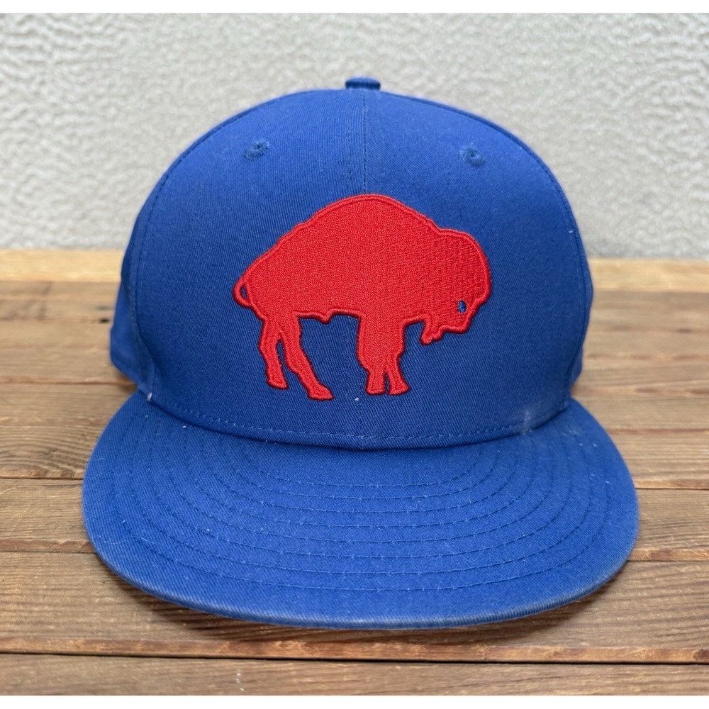 Buffalo Bills Hat Adult Blue Red Snapback Cap New Era 9Fifty NFL Football